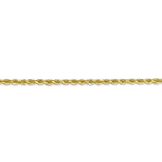 Load image into Gallery viewer, 10k Yellow Gold 2.75mm Diamond Cut Rope Bracelet Anklet Choker Necklace Pendant Chain
