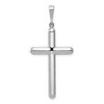 Lataa kuva Galleria-katseluun, 14k White Gold Cross Large Pendant Charm