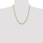 Carica l'immagine nel visualizzatore di Gallery, 10k Yellow Gold 3.75mm Diamond Cut Rope Bracelet Anklet Choker Necklace Pendant Chain