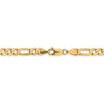 Load image into Gallery viewer, 14K Yellow Gold 6.25mm Flat Figaro Bracelet Anklet Choker Necklace Pendant Chain