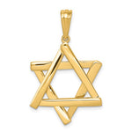 Загрузить изображение в средство просмотра галереи, 14k Yellow Gold Star of David Pendant Charm