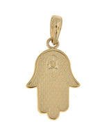 Load image into Gallery viewer, 14k Yellow Gold Hand of Gold Star of David Pendant Charm - [cklinternational]

