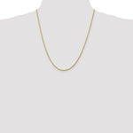 Load image into Gallery viewer, 10k Yellow Gold 1.75mm Diamond Cut Rope Bracelet Anklet Choker Necklace Pendant Chain