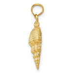 Load image into Gallery viewer, 14K Yellow Gold Conch Shell Seashell Ocean Sea Life Pendant Charm
