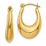 Afbeelding in Gallery-weergave laden, 14K Yellow Gold Classic Polished Hoop Earrings