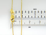 Load image into Gallery viewer, 14k Yellow Gold .90mm Cable Bracelet Anklet Choker Necklace Pendant Chain Lobster Clasp