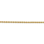 Load image into Gallery viewer, 14k Yellow Gold 2.25mm Diamond Cut Rope Bracelet Anklet Choker Necklace Chain Lobster Clasp