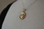 Lade das Bild in den Galerie-Viewer, 14k Gold Two Tone Sunflower Pendant Charm