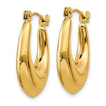 Afbeelding in Gallery-weergave laden, 14K Yellow Gold Classic Polished Hoop Earrings