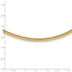 Ladda upp bild till gallerivisning, 14K Yellow Gold 3mm Domed Omega Necklace Chain