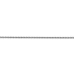 將圖片載入圖庫檢視器 14k white gold 0.95mm cable rope necklace pendant chain
