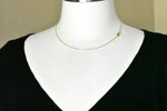 將圖片載入圖庫檢視器 14k solid yellow gold 0.80mm classic round snake bracelet anklet choker necklace pendant chain