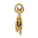 Load image into Gallery viewer, 14k Yellow Gold Kangaroo with Baby Joey 3D Pendant Charm