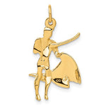 Carregar imagem no visualizador da galeria, 14K Yellow Gold Matador Bullfighter Pendant Charm