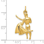 Carregar imagem no visualizador da galeria, 14K Yellow Gold Matador Bullfighter Pendant Charm