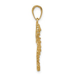Load image into Gallery viewer, 14k Yellow Gold Seahorse Pendant Charm