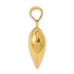 Load image into Gallery viewer, 14k Yellow Gold Puffy Heart 3D Hollow Pendant Charm