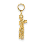 Carica l'immagine nel visualizzatore di Gallery, 14k Yellow Gold Sagittarius Zodiac Horoscope 3D Pendant Charm