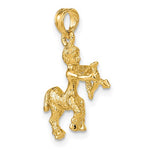 Carica l'immagine nel visualizzatore di Gallery, 14k Yellow Gold Sagittarius Zodiac Horoscope 3D Pendant Charm