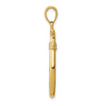 Load image into Gallery viewer, 14k Yellow Gold Fish Hook 3D Pendant Charm