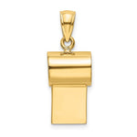 將圖片載入圖庫檢視器 14k Yellow Gold Whistle 3D Pendant Charm