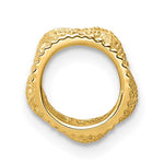 Ladda upp bild till gallerivisning, 14K Yellow Gold Starfish Barrel Bead Chain Slide Pendant Charm