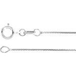 Load image into Gallery viewer, 18k Yellow White Gold 0.5mm Box Bracelet Anklet Choker Necklace Pendant Chain
