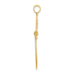 Charger l'image dans la galerie, 14K Yellow Gold Scroll Design Charm Holder Hanger Connector Pendant