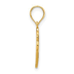 画像をギャラリービューアに読み込む, 14k Yellow Gold Claddagh Pendant Charm