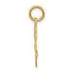 Load image into Gallery viewer, 14k Yellow Gold Small Cutout Rose Flower Pendant Charm