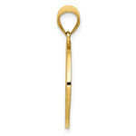 Afbeelding in Gallery-weergave laden, 14k Yellow Gold Peace Sign Symbol Filigree Pendant Charm