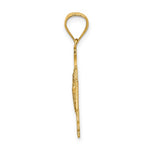 Φόρτωση εικόνας στο εργαλείο προβολής Συλλογής, 14K Yellow Gold Saint Benedict San Benito Cross 2 Sided Pendant Charm