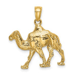 Załaduj obraz do przeglądarki galerii, 14k Yellow Gold Camel 3D Pendant Charm