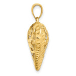Load image into Gallery viewer, 14k Yellow Gold Diamond Cut Puffy Filigree Heart 3D Pendant Charm