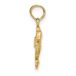 Load image into Gallery viewer, 14k Yellow Gold Seahorse Pendant Charm