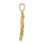 Load image into Gallery viewer, 14k Yellow Gold Seahorse Starfish Pendant Charm