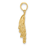 Load image into Gallery viewer, 14k Yellow Gold Lions Paw Shell Seashell Scallop Clamshell Pendant Charm