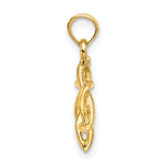 Load image into Gallery viewer, 14k Yellow Gold Star of David Pendant Charm