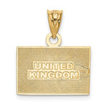 Load image into Gallery viewer, 14k Yellow Gold Enamel United Kingdom UK Flag Pendant Charm