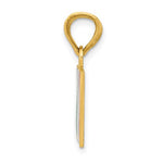 Load image into Gallery viewer, 14k Yellow Gold Enamel Italy Flag Pendant Charm