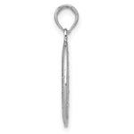 Load image into Gallery viewer, 14k White Gold Blessed Virgin Mary Miraculous Medal Oval Pendant Charm