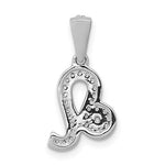 Charger l'image dans la galerie, 14k White Gold Genuine Diamond Leo Zodiac Horoscope Pendant Charm