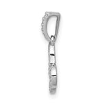 Charger l'image dans la galerie, 14k White Gold Genuine Diamond Capricorn Zodiac Horoscope Pendant Charm