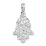 Załaduj obraz do przeglądarki galerii, Sterling Silver Hamsa Chamseh Hand of God Pendant Charm