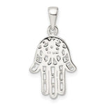 Carregar imagem no visualizador da galeria, Sterling Silver Hamsa Hand of God Pendant Charm