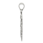 Cargar imagen en el visor de la galería, Sterling Silver Cruciform Cross Four Way Medal Antique Style Pendant Charm