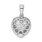 Załaduj obraz do przeglądarki galerii, Sterling Silver Heart CZ Cubic Zirconia Interchangeable Pendant Charm
