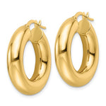 Afbeelding in Gallery-weergave laden, 14K Yellow Gold Classic Round Hoop Earrings 26mm x 6mm