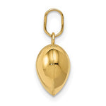 Carregar imagem no visualizador da galeria, 14k Yellow Gold Puffed Heart 3D Small Pendant Charm