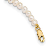 이미지를 갤러리 뷰어에 로드 , 14k Yellow Gold Freshwater Cultured Pearl Lariat Y Necklace